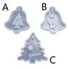 1PCS DIY Crystal Epoxy silicone mould Christmas Tree Elk Pendant Bag Ornament Decoration Silicone Mold