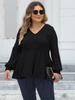 Plus Size Solido Sexy Elegante T-shirt da donna con scollo a V Chic Basic Dolce Streetwear Top femminile coreano Fashion Design Casual Slim Abbigliamento 2024