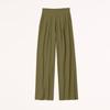 Women'S Summer Linen Blend Ultra Wide-Leg Pant Long  Slacks High Waist Trousers Pocket