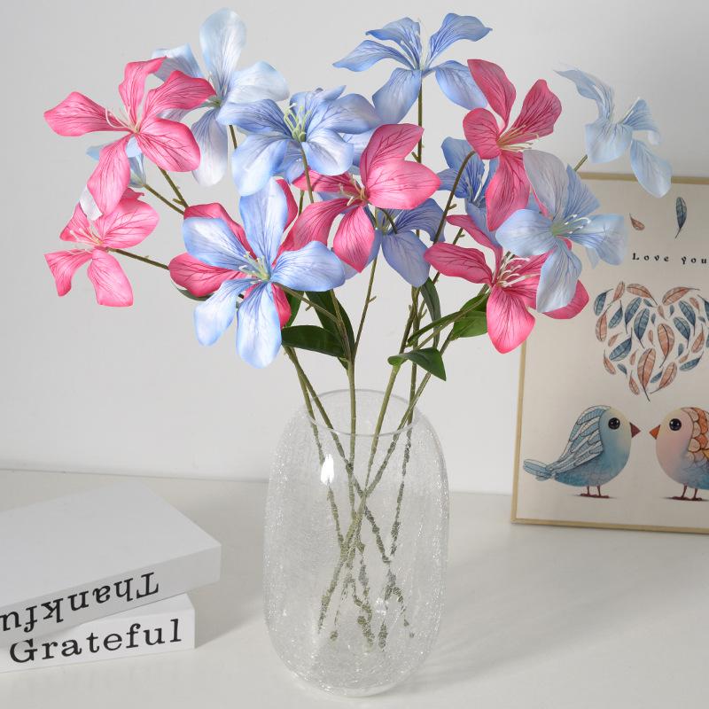 5 Artificial Flowers, High-end Decorations for Wedding, Home, Living Room, Dining Room, Office Plants, Shooting Props Flowers