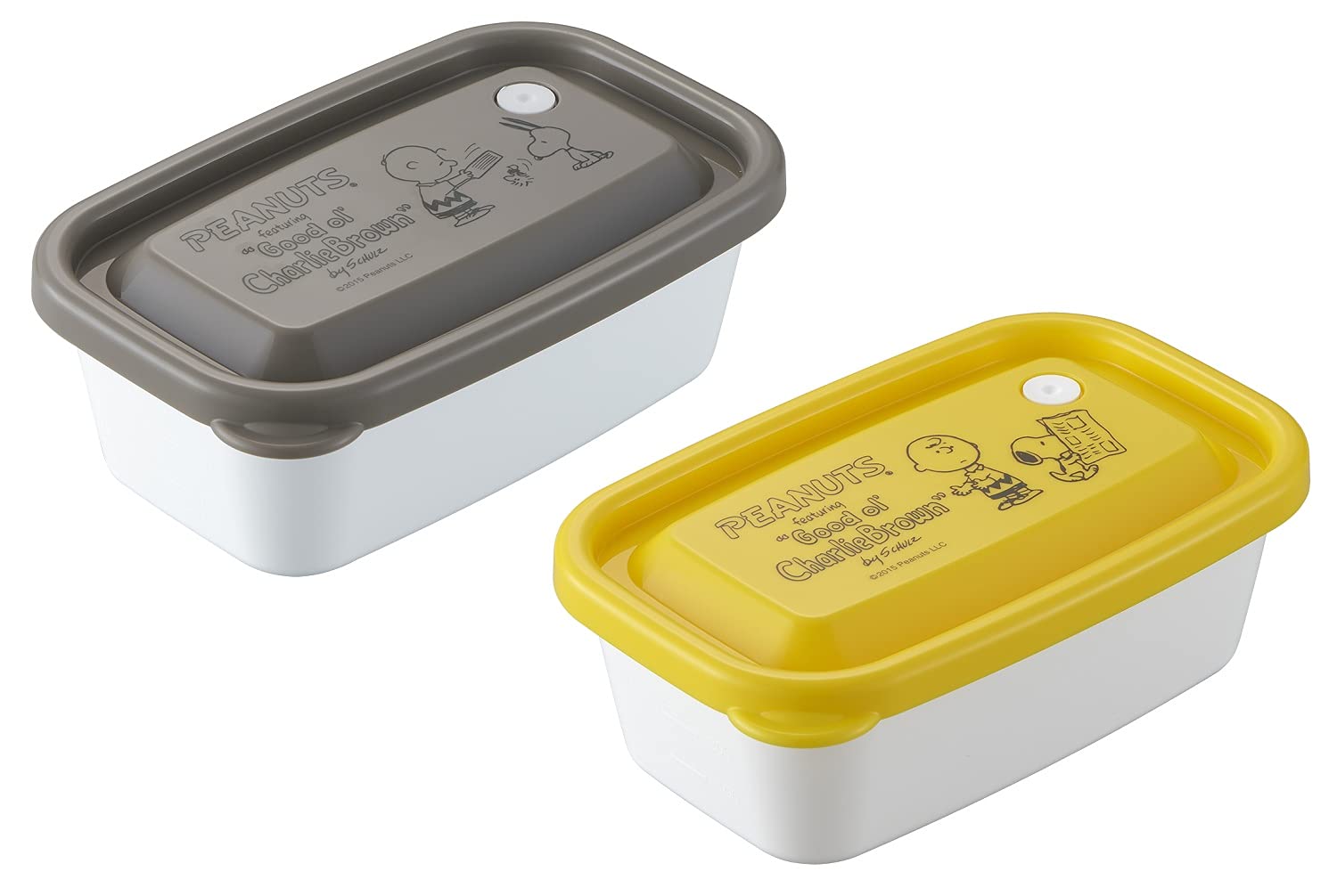 

OSK Peanuts Snoopy Microwave Yellow and Set of Made in Dishwasher and Microwave Stylish and Cute Lunch Suitable for Elementary School and Charlie белый
