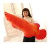 Stuffed Toy Plush Doll  3d Pattern Arowana Golden Dragon Fish Pillow 1pc Cushion