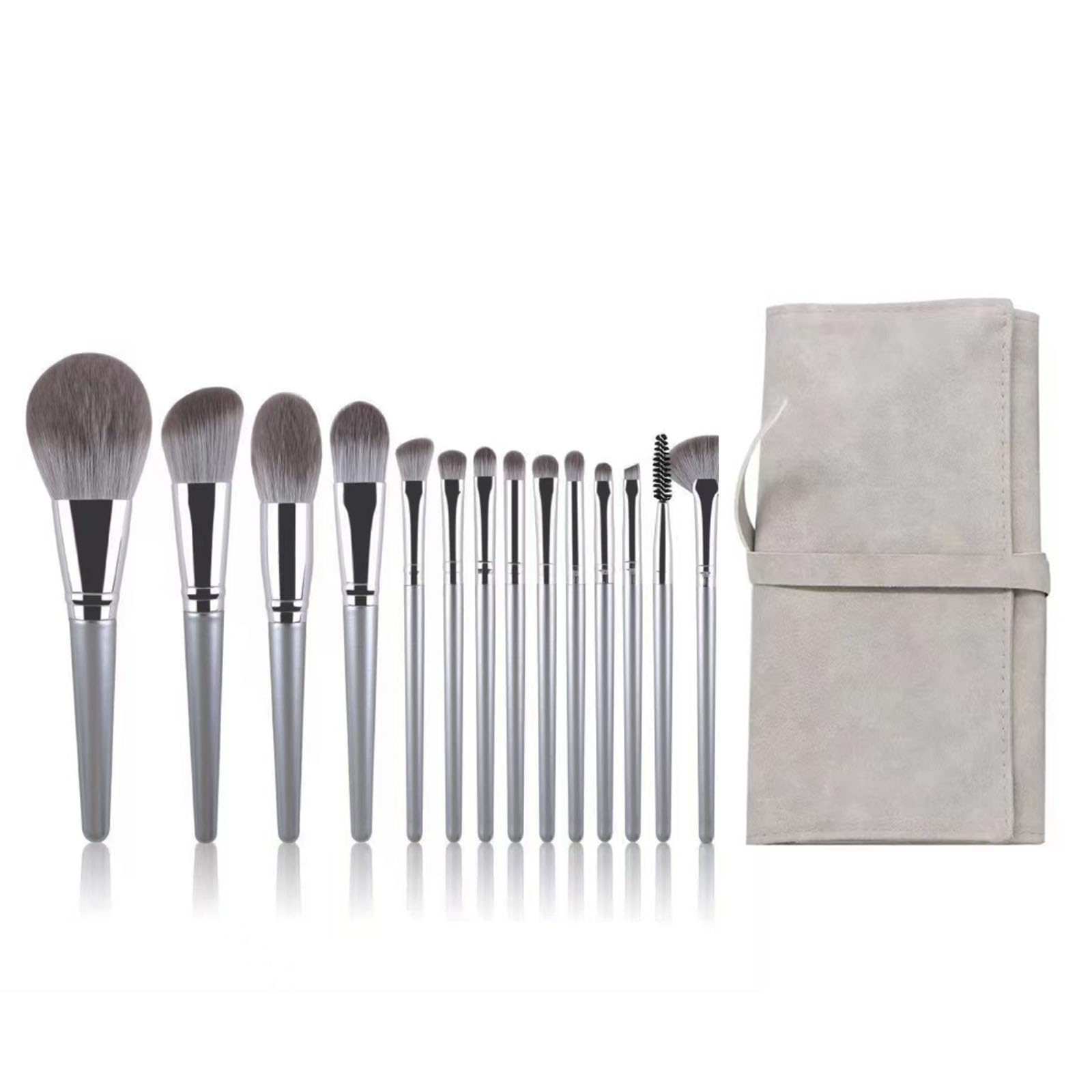 

Makeup Brush 14 Makeup Brush with Makeup Makeup Premium Fiber Super Makeup Makeup Concealer Comes with PU Leather For Everyday Easy to Gift Set,