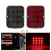 12V 24V 12 LED Rear Tail Light Fog Light Driving Lamps Safety Warning Brake Stop For Car Truck Trailer Boat Caravan Lorry Bus