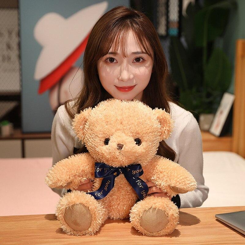 45cm Lovely Plush Sweater Teddy Bear Toys Adorable Classical Bear Dolls Stuffed Soft Animal Pillow Valentine S Gift For Girlfriend