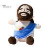 Breathing Jesus Plush Toy Heart of Jesus Stuffed Animal for Kids Soothing Savior Doll for Church Sunday School Easter Gift