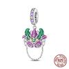 copper Masquerade Party Mask Pendant Charm Bead Charms Compatible With Authentic Charm Bracelets Women Do It Yourself Jewellery Gift