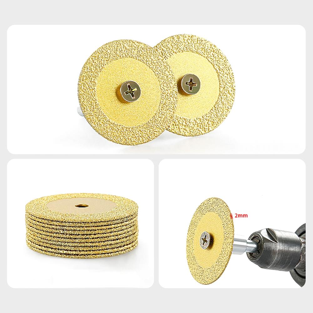 Trennscheiben mit 40 mm Durchmesser, 6 mm/M10-Gewinde, Diamant