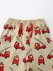 Summer Children's Cartoon Print Shorts & T-Shirt Set - European & American Style, Two-piece.