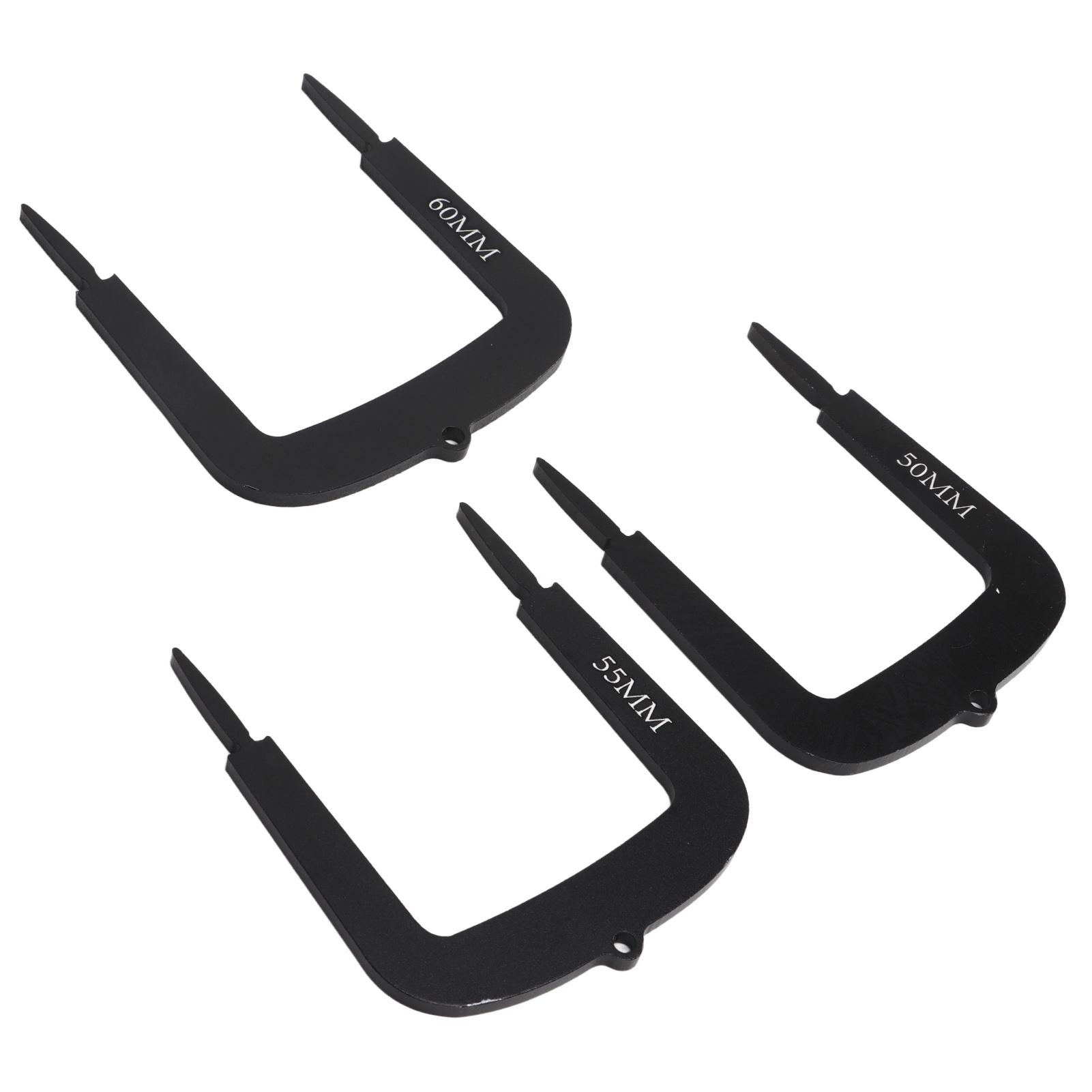 3pcs Golf Putt Alignment Goal Gate 50mm 55mm 60mm Aluminium Alloy Golf Putting Training Aid for Putt Alignment