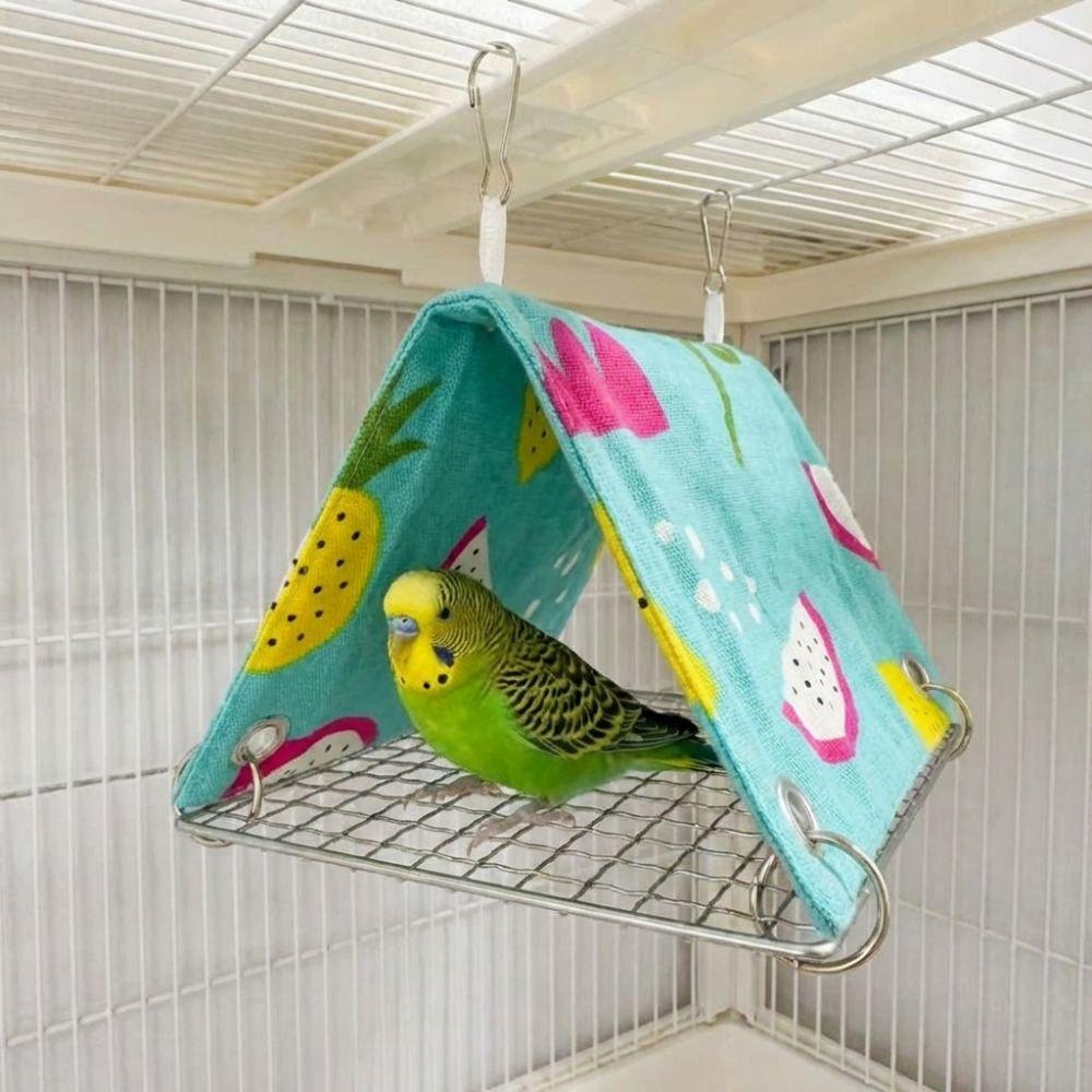 Breathable Parrot Hammock Bed Climb Toy Summer Tent Hut Removable Bird Sleep Nest For Small Pet