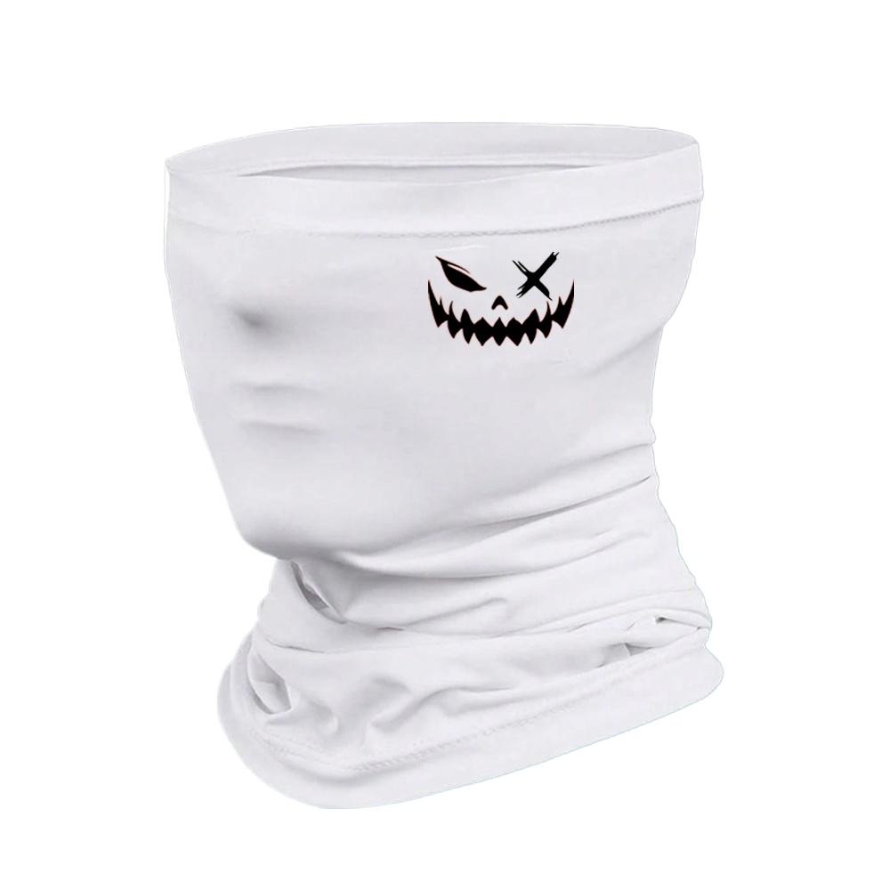 Balaclava Neck Gaiter Sweat-absorbent Evil Smile Half Face Mask Summer Breathable Mask Outdoor Motorcycle Half Mask