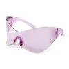 Oversized Sport Punk Sunglasses Wrap Around  Women Sunglasses Silver One Piece Frameless Eyewear Trend Shades Men Sun Glasses