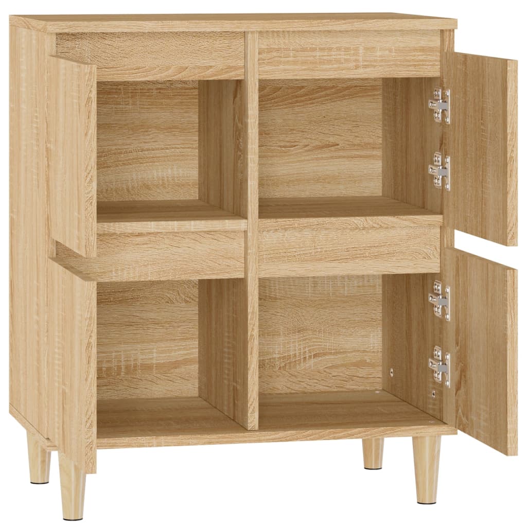 Vidaxl Chest of Drawers, Sonoma Oak, 60X35X70 Cm, Wood-Based Material