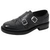 COMELY Women's British Style Genuine Leather Brogue Loafers