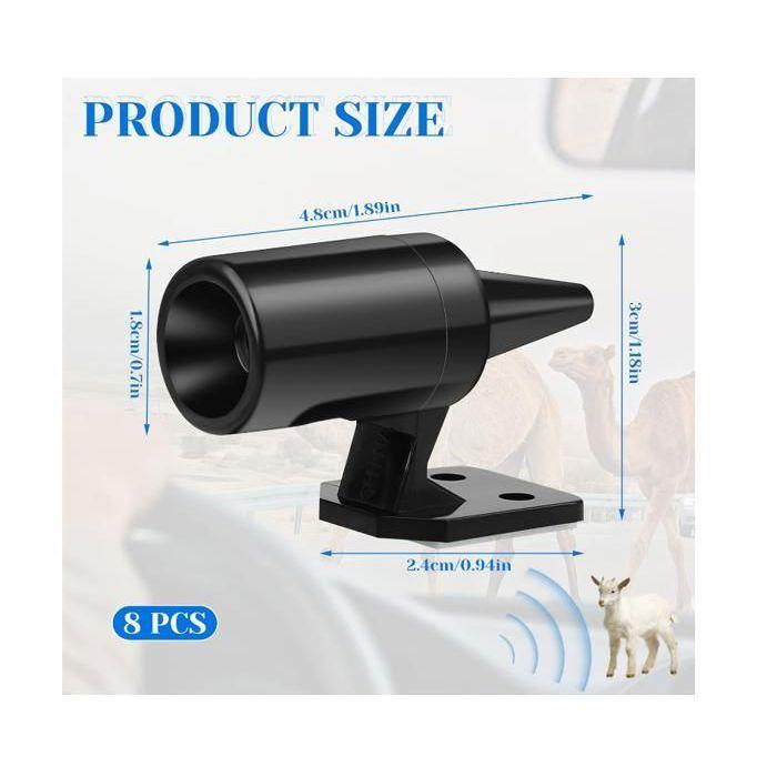 8 PCS Ultrasonic Animal Repellent Whistle for Car Wild Boar Repellent Deer Warning Animal Anti-Collision System ANIMAL REPELLENT WHISTLE