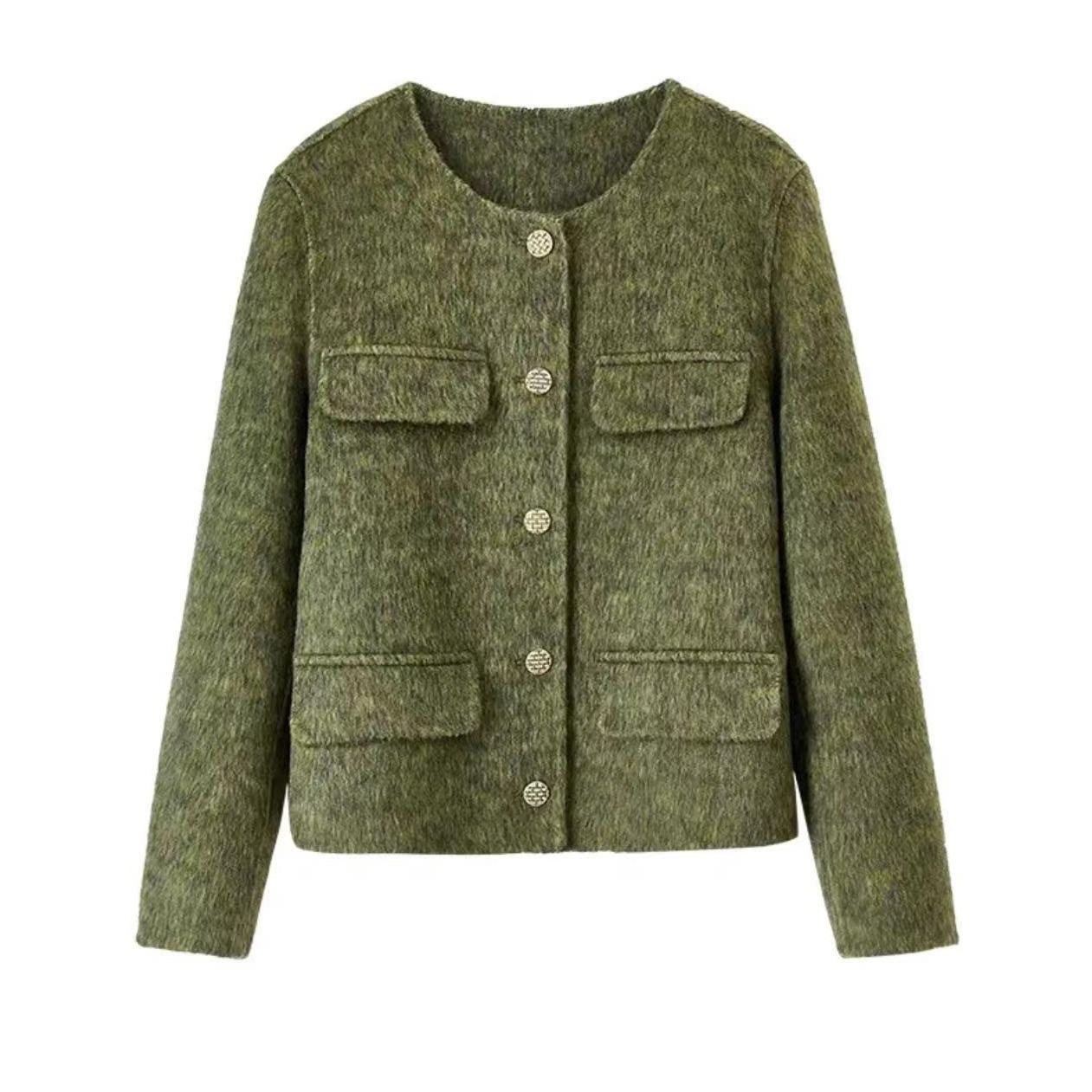 Осенние и зимние женские куртки с круглым вырезом — фото 5