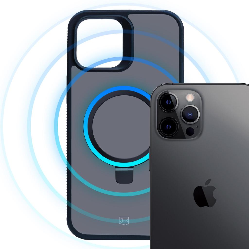 Apple Iphone 12 Pro Max - 3Mk Smoke Case Mag&Stand