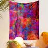 Colorful Floral Abstract Pattern Design Patterned tapestry home decor, suitable for bedroom and living room, gift