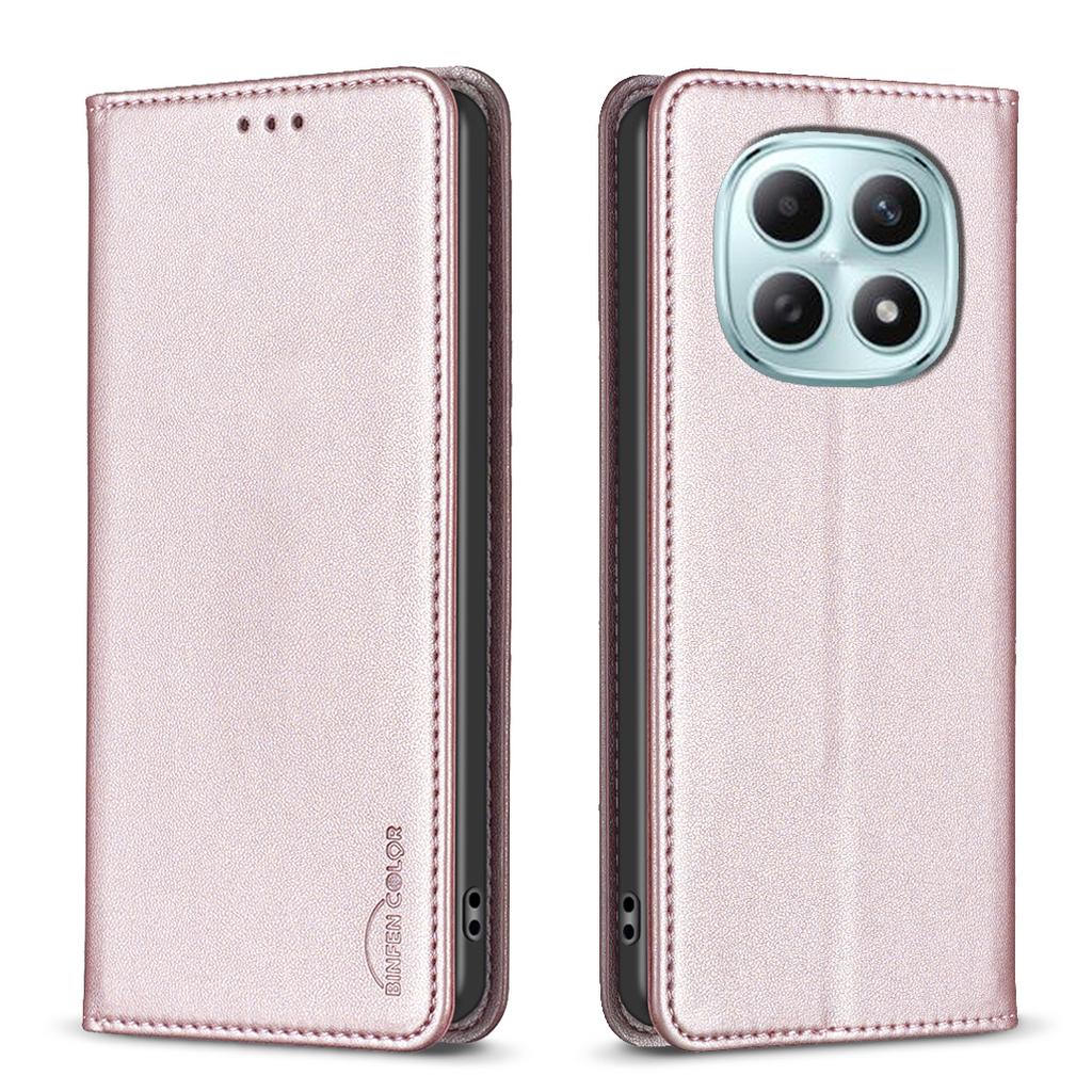 For Xiaomi Poco M8 5G/Redmi Note 15 5G (Global)/15 4G (Global) Leather Case BINFEN COLOR BF18 Phone Stand Cover with Card Slots