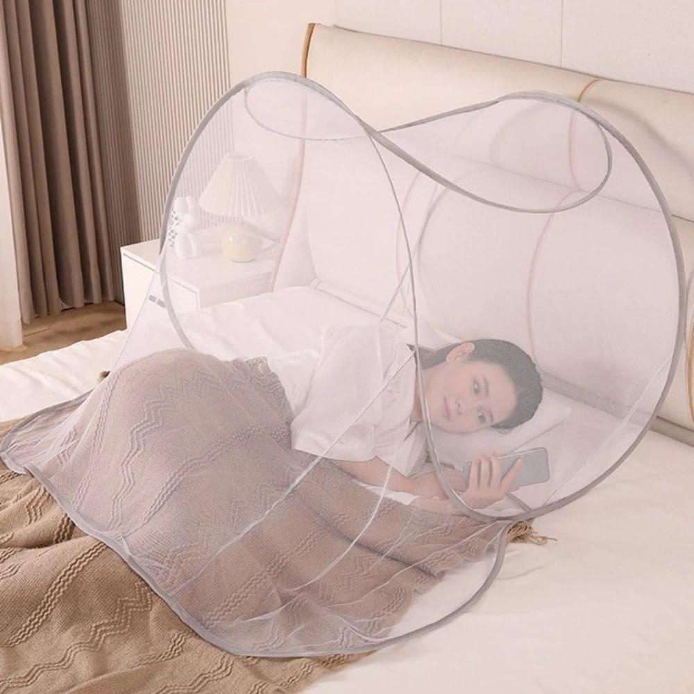 Foldable Face Head Mosquito Net Adjustable Mosquito Net Stand Portable Mesh Sleeping Net  Travel