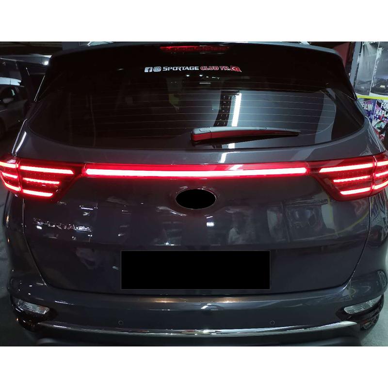 1 PZ Per Kia KX5 / Sportage IV (QL) 2019 2020 Paraurti Posteriore Fanale Posteriore LED Rosso Riflettore Lampada Freno Segnale di Avvertimento 15-18