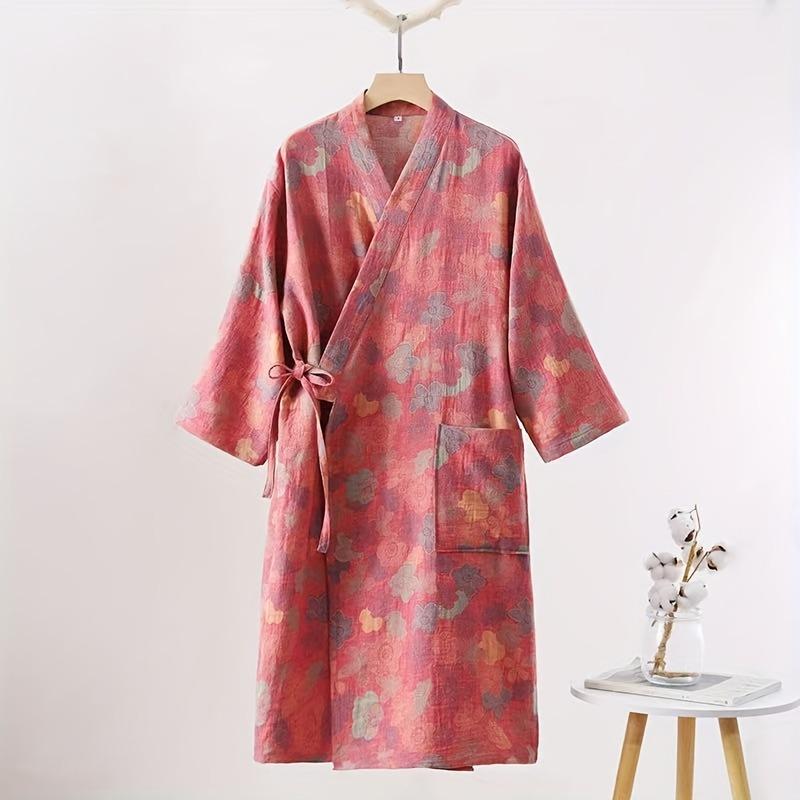 Breathable Bath Towel Machine Washable Perfect for Beach Pool Shower Poolside Attire Vibrant Kimono Design Fabric Wash Cloths