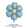 Cute Matte Frosted Teddy Bear & Rainbow Aluminum Balloons for Kids' First Birthday Decorations