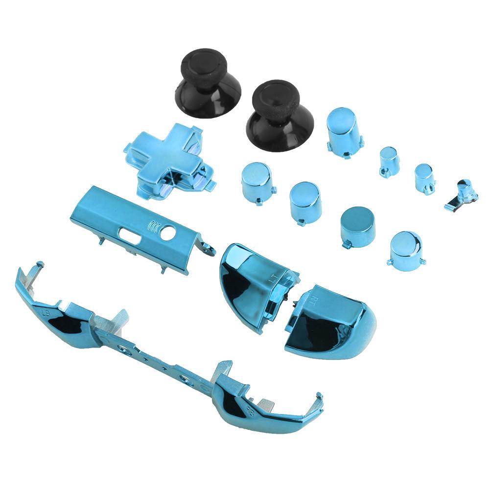 

Кнопка гальванопокрытия заменить левую правую ABXY для Xbox One Slim Gamepad ControllerRed синий