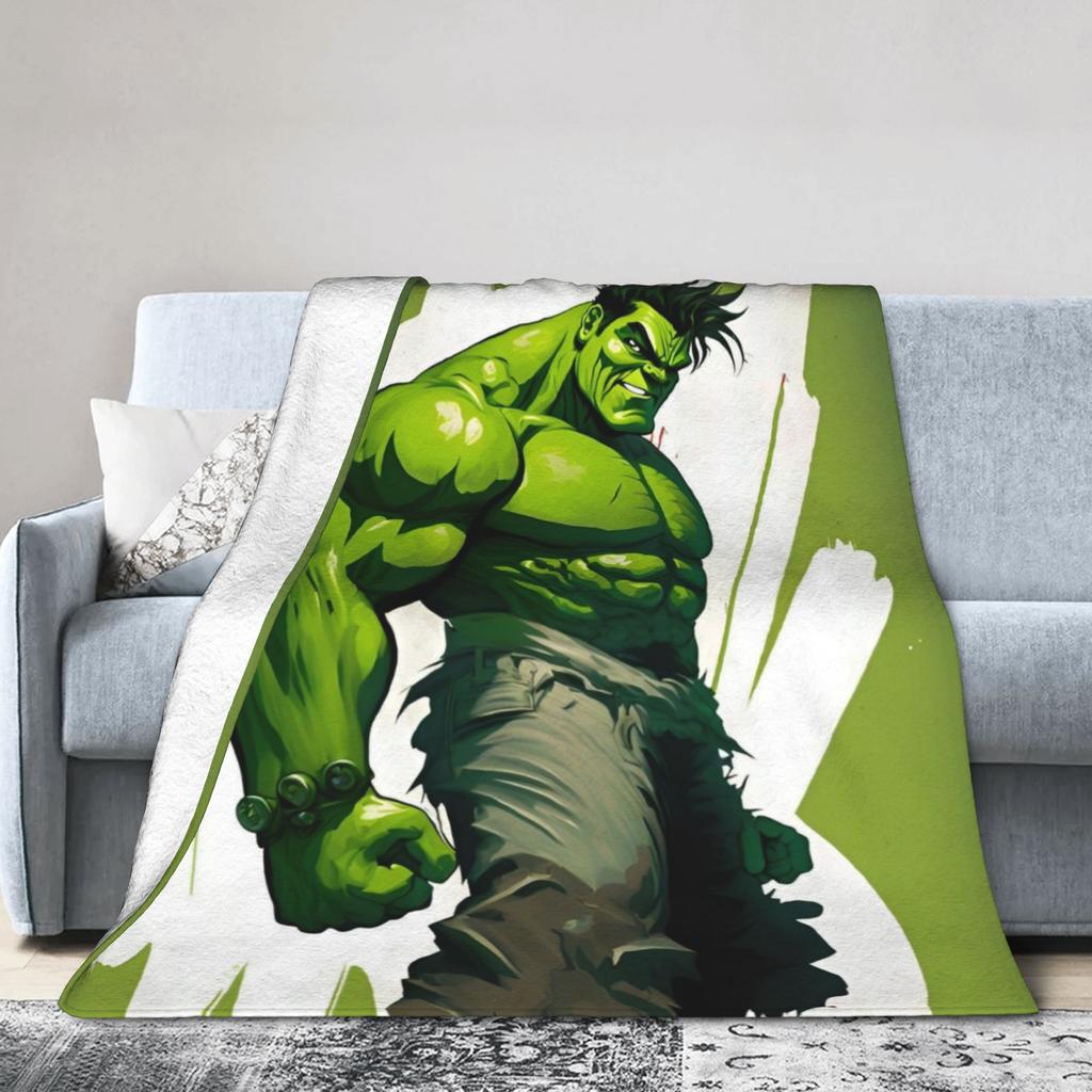 Retro Hulk Fleece Mesti pledas Pledai sofai Kelionei Super minkštas lovatiesė,