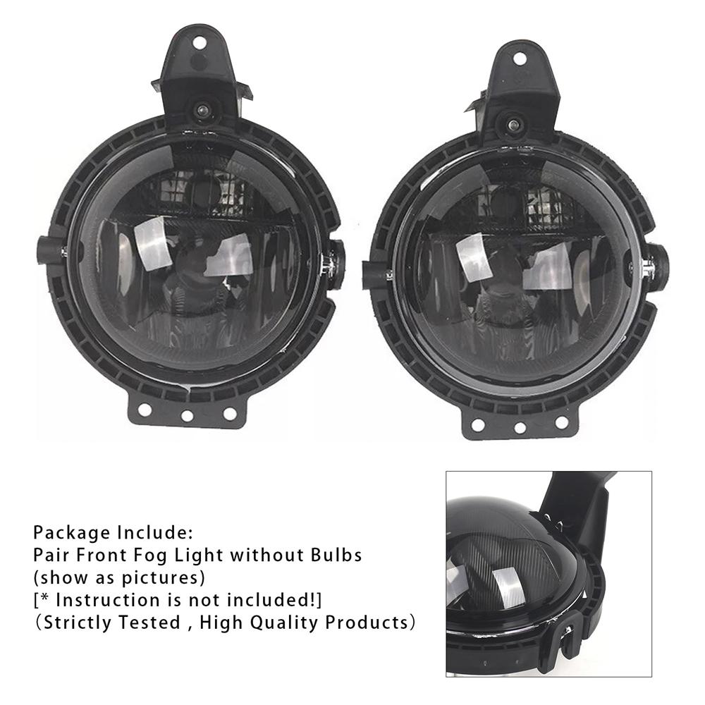 1 Pair Front Fog Light without Bulbs For BMW Mini R55 R56 R57 R58 R59 2006-2014