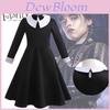 New Kids Long Sleeve Dress Adam's Family Cosplay Princess Style