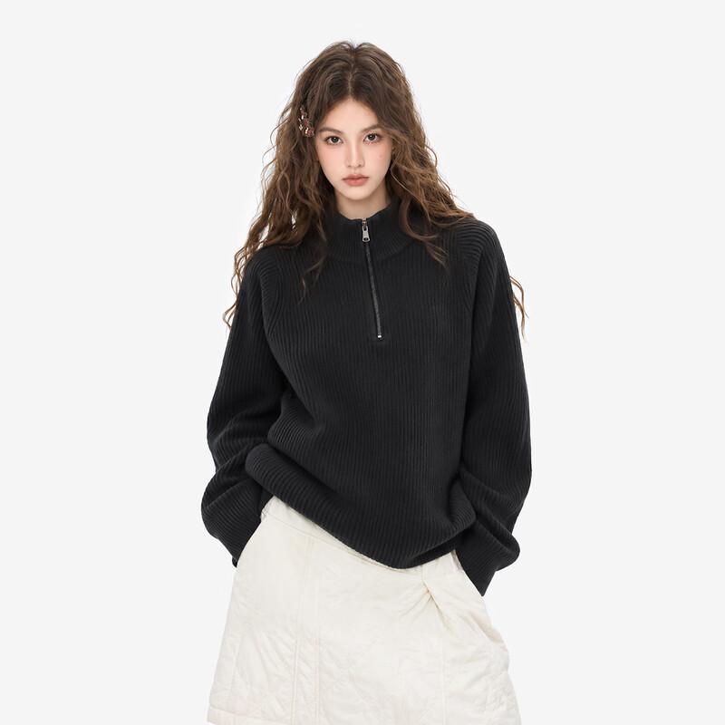 GOLFCROSS Unisex Half-Zip Pullover Knit Sweater