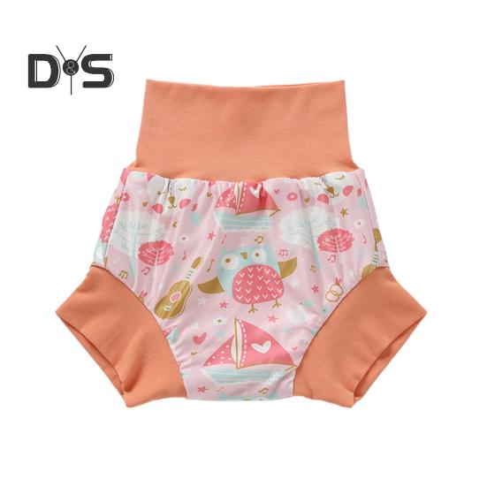 Baby Swimming Trunks 3-Layer Protection Urine Cushion Towel Washable Reusable Elastic Waist Baby Swim Shorts