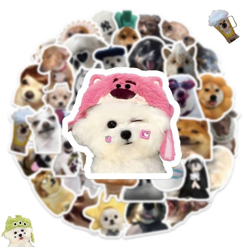 Realistic Popular Dog Stickers Cute And Funny Animal Decorations For Phone Cases And Journals Pieces)