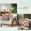 3D Colorful Flower Illustration Pillowcase Throw Cushion Printing Pillow Cover Cushion Pillow Case Bedroom Office Car Supplies