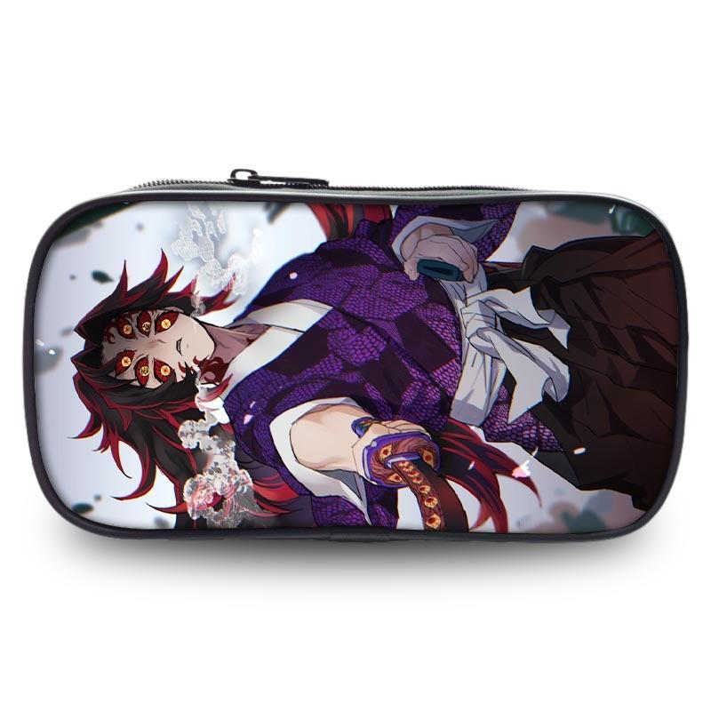 Durable Slayer Demon Pen Bag Versatile Oxford Fabric Large Capacity Stationery Holder