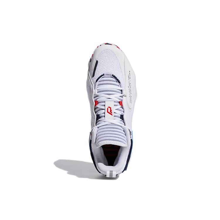 Adidas Кроссовки унисекс Dame 7 EXTPLY GCA USA Белая обувь-белая команда-темно-синий GW2946