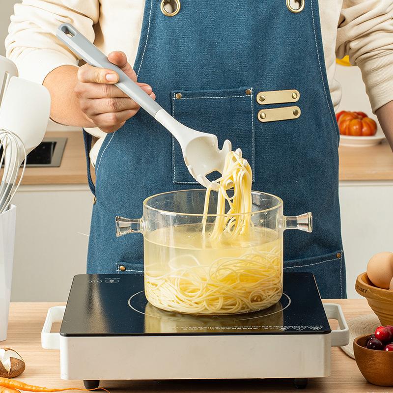 Silikon-Kochgeschirr, 11-teiliges Set mit antihaftbeschichtetem Spatel-Set, Spatel, Küchenutensilien, Aufbewahrungseimer