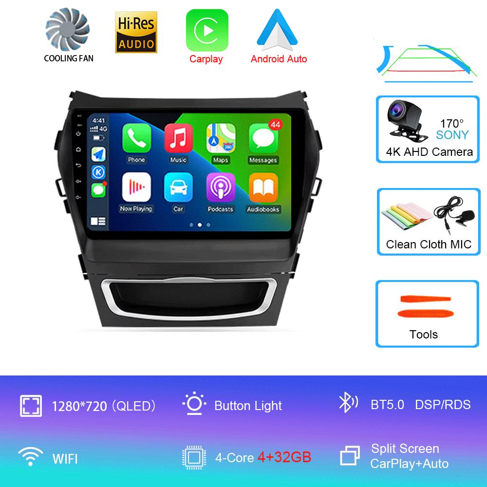 

Android 14 для Hyundai Ix45 Santa Fe 2013 2014 2015 2016 2017 Автомобильное радио GPS Carplay Мультимедийный проигрыватель Навигация Стерео Авто DSP