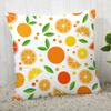 Custom Pillow Cases Fruit Pattern Square Pillowcase Christmas Zippered Pillow Cover