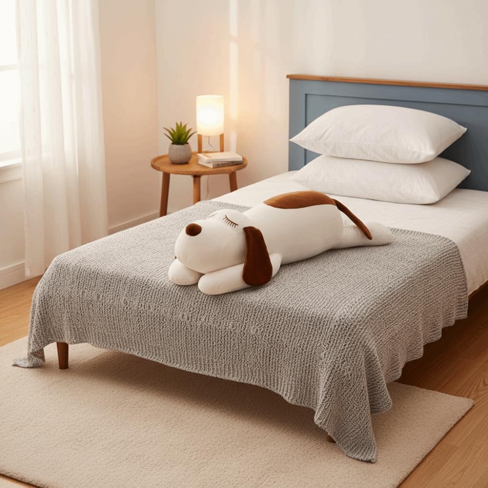 Soft Material Dog Plush Pillow Huggable Design Plush Toys Xmas Gift Stuffed Animal Doll  Child Gift