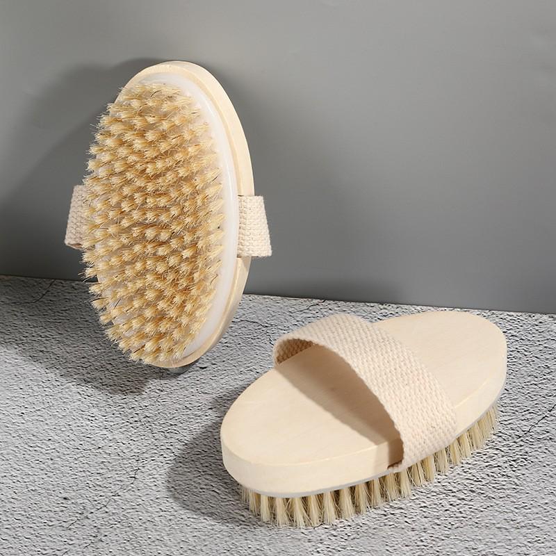 Cross-Border Bristle Massage Bath Brush - Handheld Round Body Brush