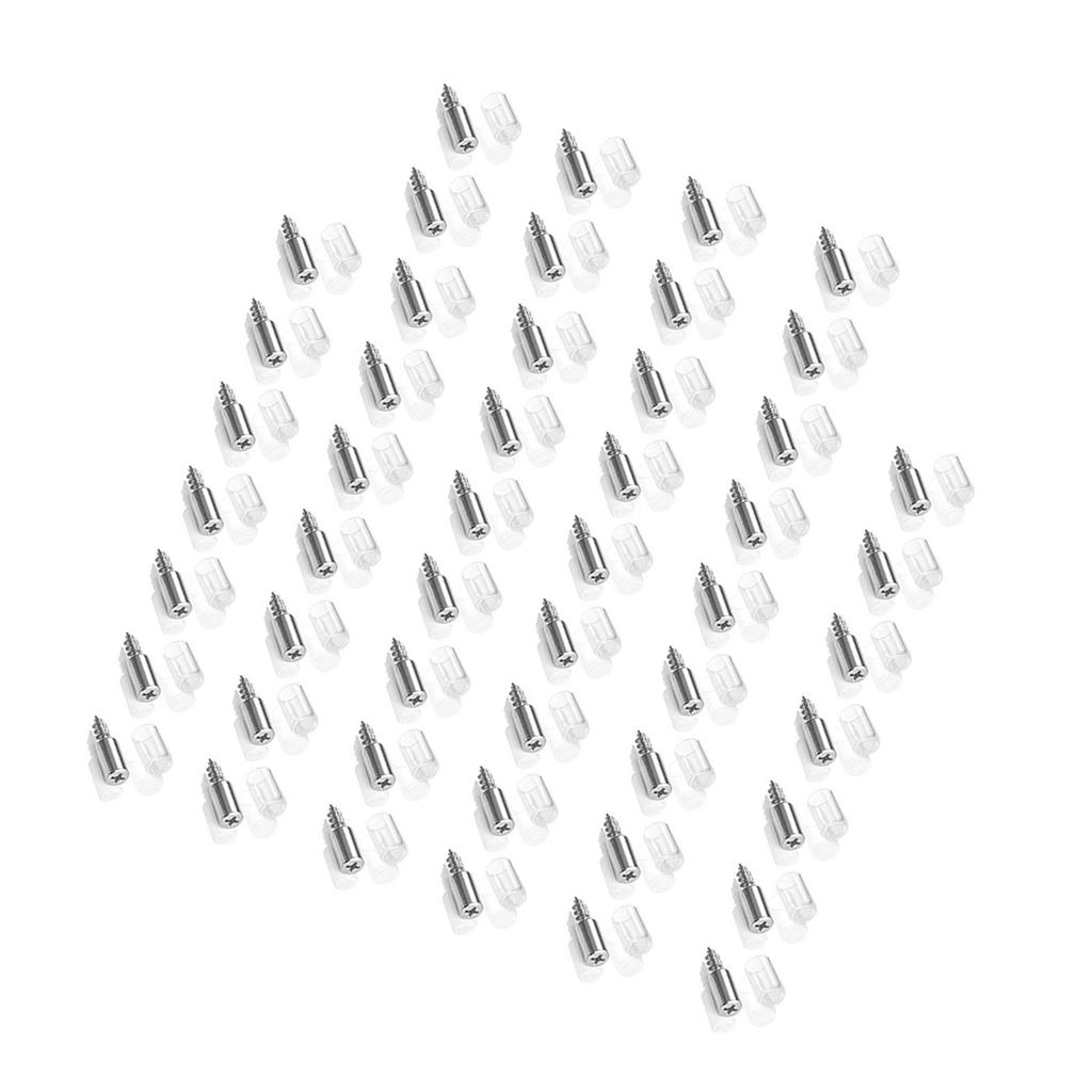 10/50 szt. Wkręty samogwintujące Uchwyt płyty warstwowej Wkręty mocujące Stojak do przechowywania w szafie Wkręty do przegród Kołki wspornikowe do półek