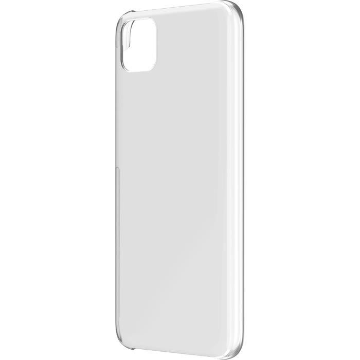 Coque rigide - HUAWEI - Y5P - Blanc - Transparent - Mixte
