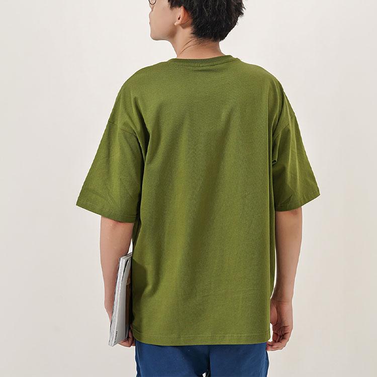 New Balance Drop Shoulder Sleeve T Shirt Men's Green AMT22353-GEH