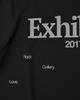THEMUSEUMVISITOR Exhibition Graphic Running T-Shirt (Black)