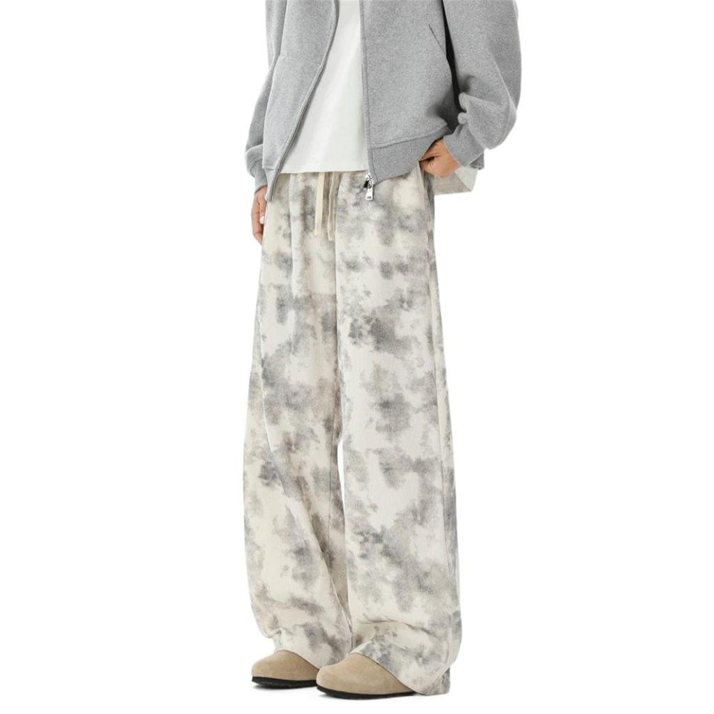 Men's Pant Youth Vintage Straight Leg Casual Camouflage Trouser For Men