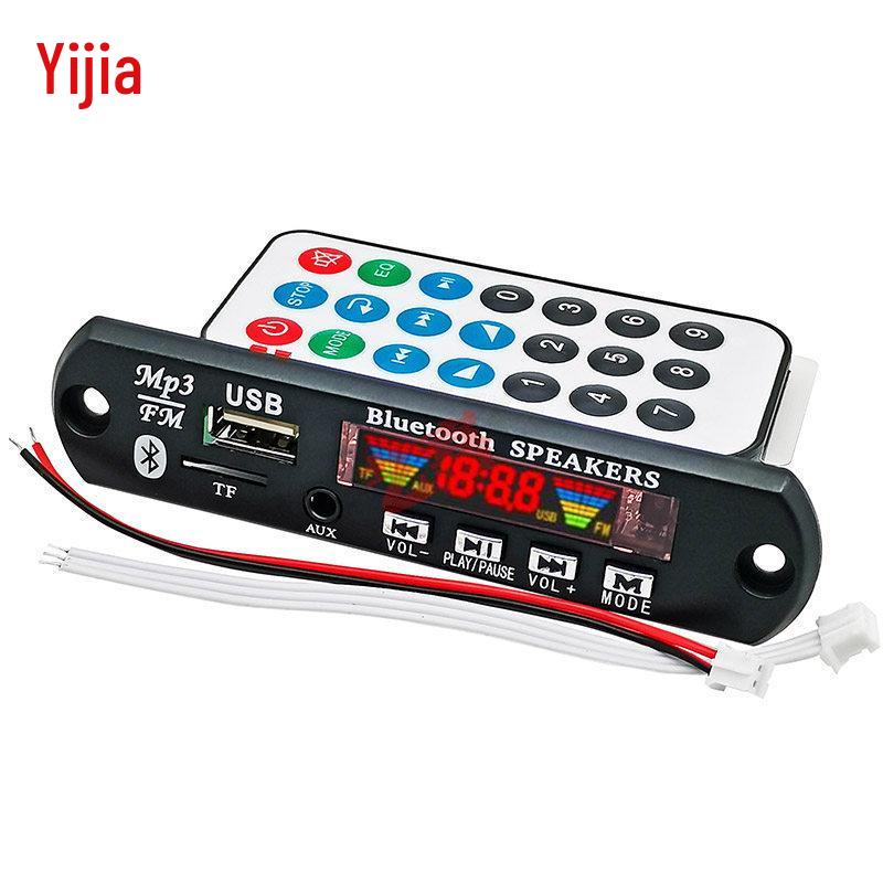 

Автомобильный стереоприемник Bluetooth 5.2 с поддержкой двухканального MP3/FM-радио Without Amplifier