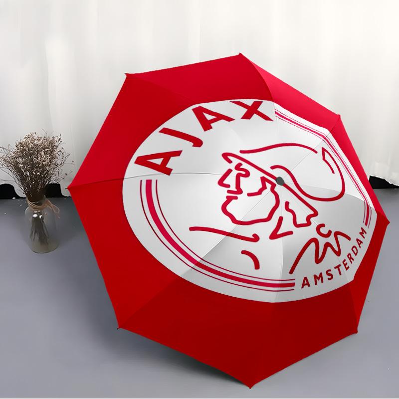 1pc Ajax FC Umbrella, Sun Protection, And UV Shielding. It Has Eight Sturdy Ribs for Outdoor Use And Perfect As a Holiday Gift